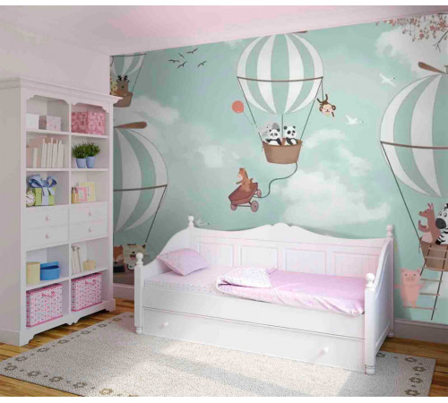Фотообои Панды и воздушные шары