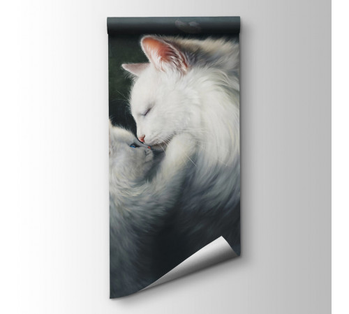 Фотообои Кошка с котенком