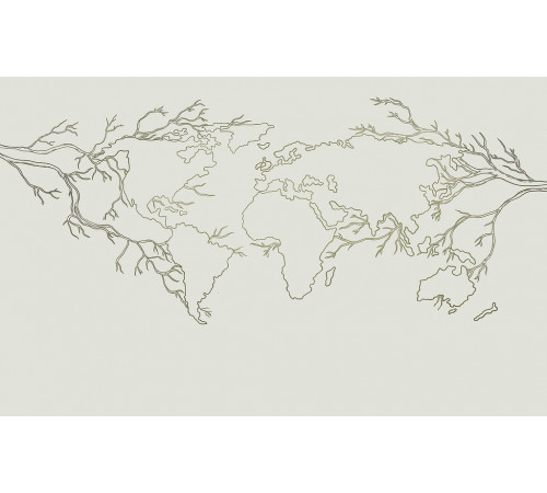 Фотообои Карта мира