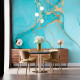 Фотообои Срез камня бирюза
